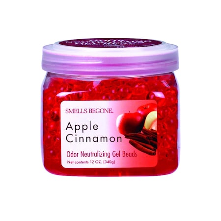 Smells Be Gone Smells Begone Apple Cinnamon Scent Odor Neutralizer 12 oz Gel Beads 52812